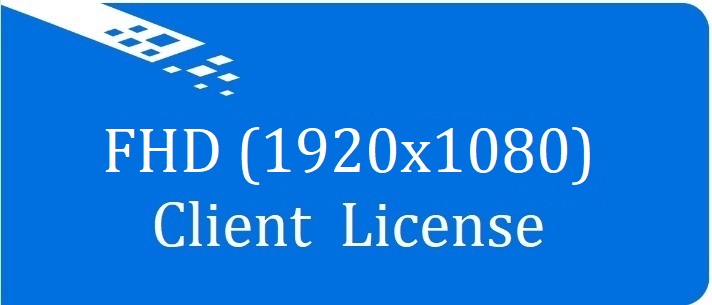 Клиентская лицензия с качеством Vinteo FHD VI-S003